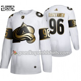 Colorado Avalanche Mikko Rantanen 96 Adidas 2019-2020 Golden Edition Wit Authentic Shirt - Kinderen